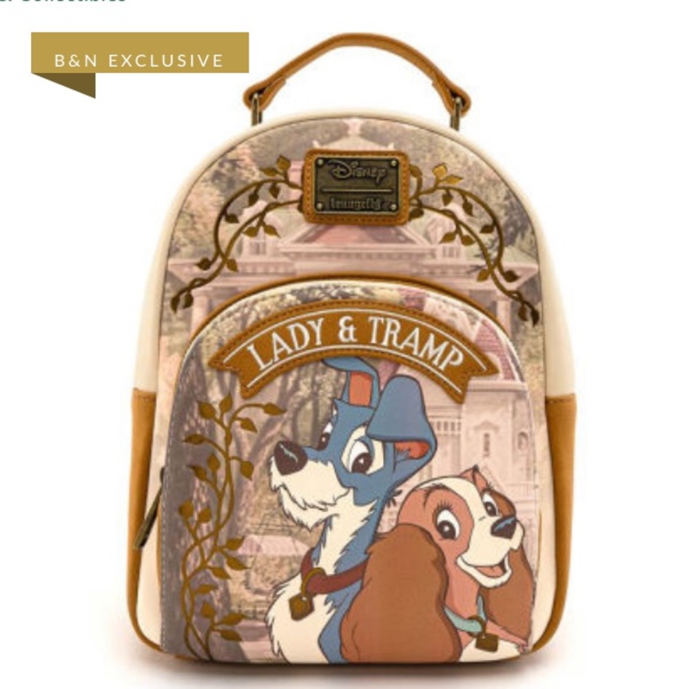 Lady and the Tramp Loungefly Mini Backpack